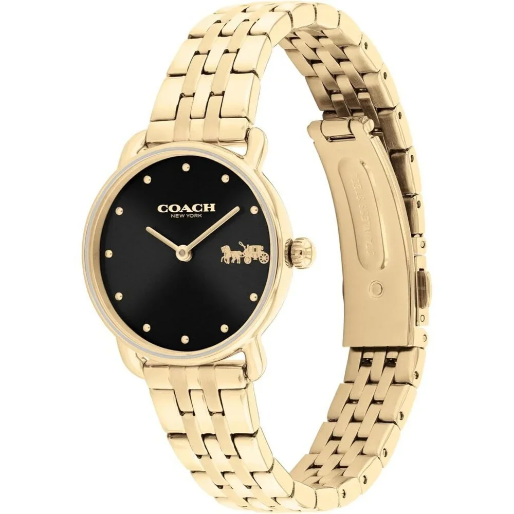 Women's Gold Plated 2H Quartz Watch Stainless Steel Bracelet Water Resistant - Picture 2 of 7